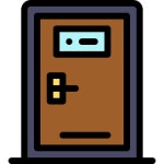 문 아이콘 Generic Outline Color