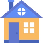 Download Free House Generic Outline Color icon Icons in PNG & SVG