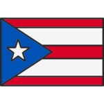 푸에르토 리코 아이콘 Flags Rectangular