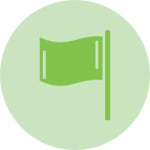 Flag Generic gradient fill icon | Freepik