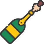 Champagne Special Lineal color icon