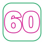 60 아이콘 Generic black outline