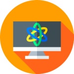 Computer Flat Circular Flat icon | Freepik
