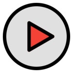 Play button Generic Outline Color icon | Freepik
