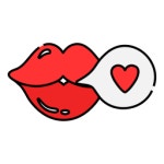 Lips Generic color lineal-color icon