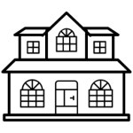 집 아이콘 Generic black outline