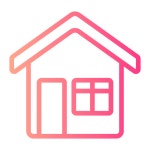 집 아이콘 Generic gradient outline