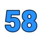 58 아이콘 Generic color lineal-color