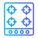 Download Free Stove Generic gradient outline icon Icons in PNG & SVG