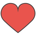 사랑 아이콘 Generic color lineal-color