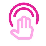 잡고 있다 아이콘 Generic color outline