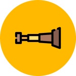 Spyglass Generic color lineal-color icon | Freepik