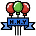 Balloon Generic color lineal-color icon | Freepik