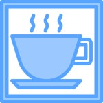 Download Free Coffee shop Catkuro Blue icon Icons in PNG & SVG