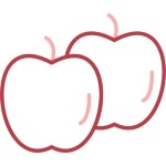 사과 아이콘 Generic color outline | Freepik