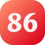 86 아이콘 Generic gradient fill