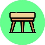 Stool Generic color lineal-color icon | Freepik