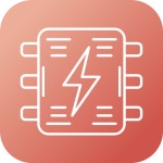 (주)키스템프오씨에스 | Power Generic gradient fill icon | Freepik