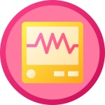 펄스디엔씨 | Ecg screen Generic gradient lineal-color icon | Freepik