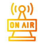 On air Generic gradient outline icon | Freepik