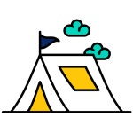 Camp Generic color lineal-color icon | Freepik