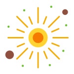태양 아이콘 Flatart Icons Flat | Freepik
