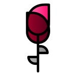 Rose Generic Outline Color icon | Freepik