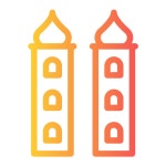 Tower Generic Gradient icon | Freepik