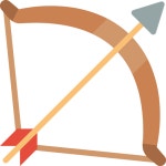 Bow and arrow Basic Miscellany Flat icon | Freepik
