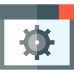 Browser Basic Straight Flat icon | Freepik