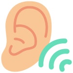 Listening Basic Miscellany Flat icon | Freepik