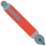 Download Free Pen Basic Miscellany Flat icon Icons in PNG & SVG