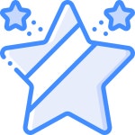 별 아이콘 Basic Miscellany Blue | Freepik