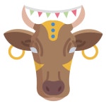 소 아이콘 Icongeek26 Flat | Freepik