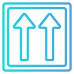 일방 통행 아이콘 Generic Gradient | Freepik