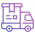 배달 트럭 아이콘 Generic Gradient