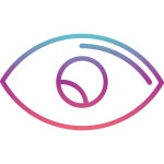 Eye Generic Gradient icon | Freepik
