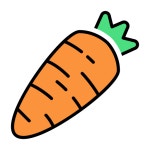 Carrot Generic Outline Color icon | Freepik