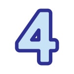 4 아이콘 Generic Blue | Freepik
