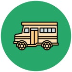 버스 아이콘 Generic color lineal-color | Freepik