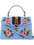 Gucci 미디엄 실비 아플리케 토트 백 - Farfetch
