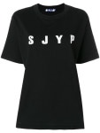 SJYP 프린트 로고 티셔츠 - Farfetch