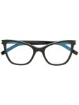 Saint Laurent Eyewear 클래식 캣츠아이 안경 | 전 세계 럭셔리... 무료 반품 Saint Laurent Eyewear 클래식 캣츠아이 안경 | 블랙 | FARFETCH KR