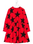 Msgm Kids 스타 프린트 플레어 드레스 - Farfetch
