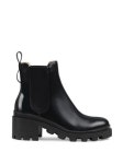 Gucci black Leather ankle boot with belt for women | 550036DKS00 at Farfetch.com Gucci Leather Ankle Boot With Belt - Farfetch