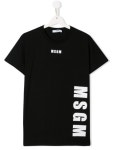 Msgm Kids logo print T-shirt $48 - Buy AW19 Online - Fast Global Delivery, Price Msgm Kids Logo Print T-shirt - Farfetch