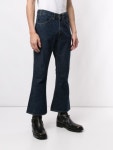 Fake Alpha X Levis Vintage 1970s 리바이스 646 플레어 크롭 진 | 전... Alpha X Levis Vintage 1970s 리바이스 646 플레어 크롭 진 - Farfetch