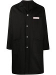 Raf Simons 싱글 브레스티드 코트 | 전 세계 럭셔리 브랜드를... 쉽고 빠른 배송, 간편한 무료 반품 Raf Simons 싱글 브레스티드 코트 - Farfetch
