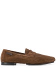 TOM FORD brown penny strap loafers for men | J1216TLCL029 at Farfetch.com TOM FORD Penny Strap Loafers - Farfetch