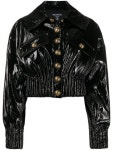 Balmain 버튼 업 크롭 재킷 - Farfetch